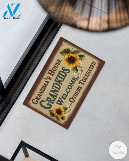 Sunflower Grandma’s House Grandkids Welcome others tolerated doormat