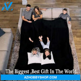 Sunflower Love Letter to My Daughter Fleece Blanket Gift For People Home Decor Bedding Couch Sofa Soft And Comfy Cozy