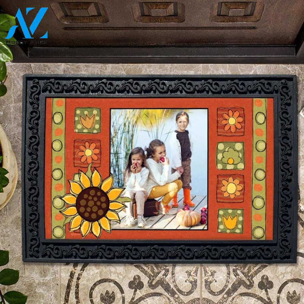 Sunflower Photo Doormat - 18" x 30"
