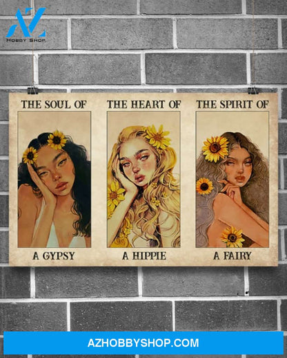 Sunflower The Spirit Of A Fairy Canvas Wall Art Wall Decor Visual Art