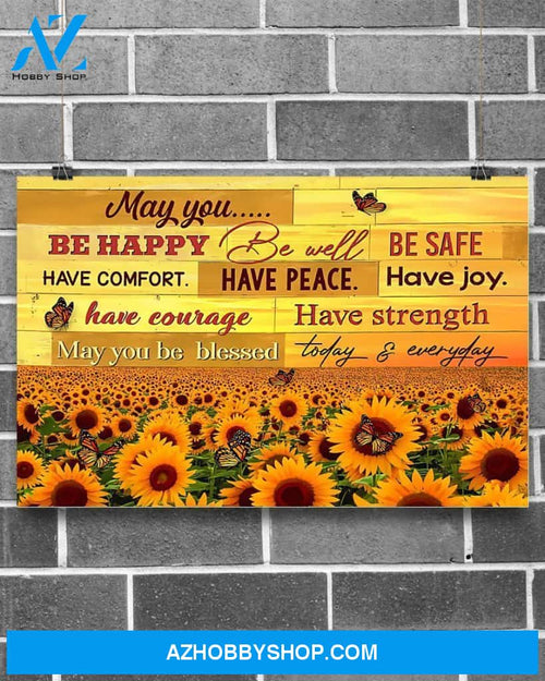 Sunflower Today And Everyday Canvas Wall Art, Wall Decor Visual Art