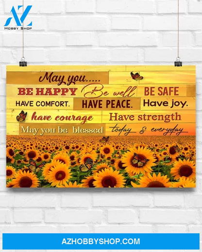 Sunflower Today And Everyday Canvas Wall Art, Wall Decor Visual Art