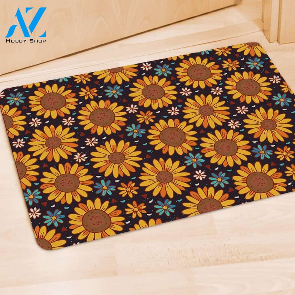 Sunflowr Floral Door Mat