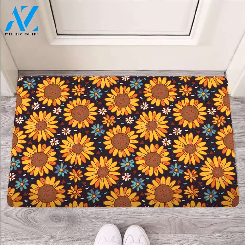 Sunflowr Floral Door Mat