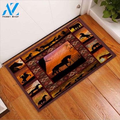 Sunset - Horse Doormat