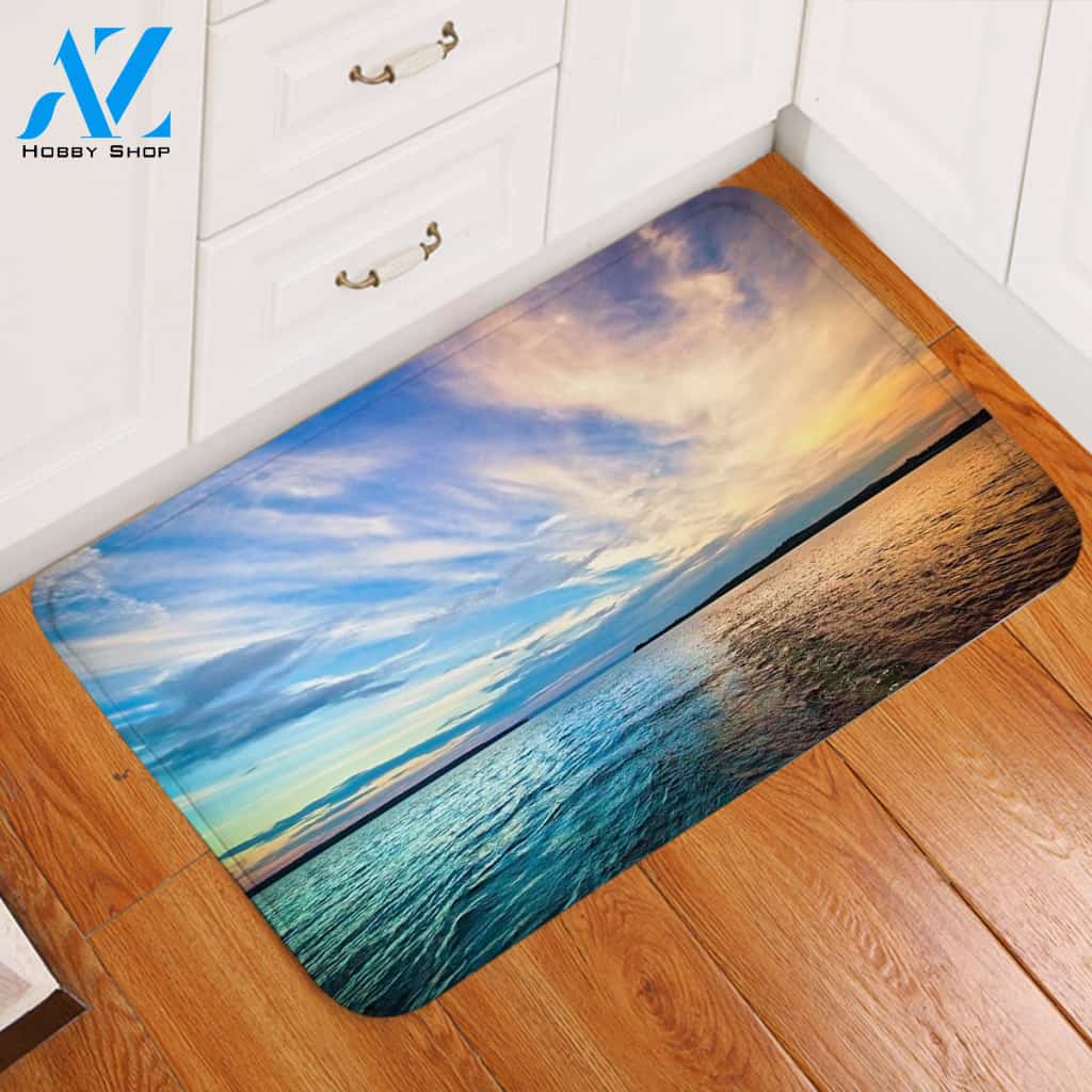 Sunset Sky Door Mat
