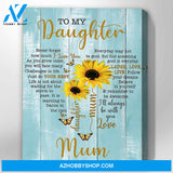 Sunshine Butterfly Canvas - Hanging Art For Bedroom