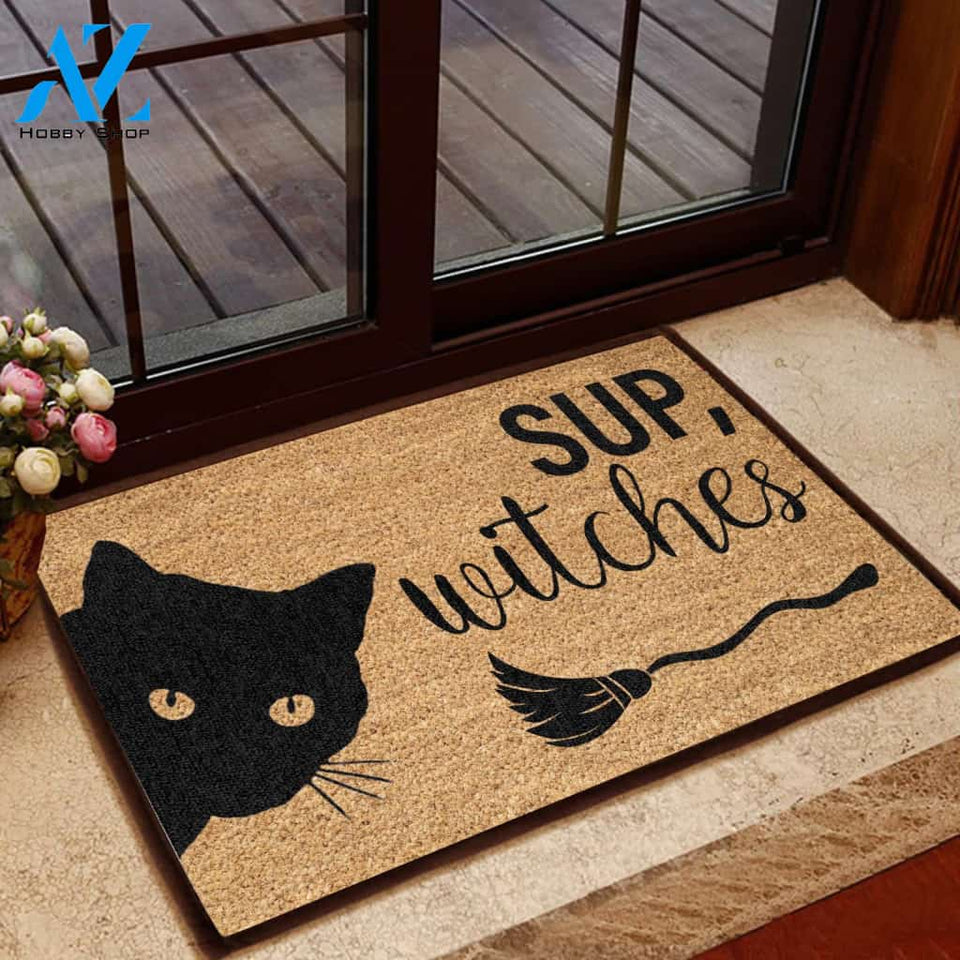 Sup Witches All Over Printing Doormat | Welcome Mat | House Warming Gift