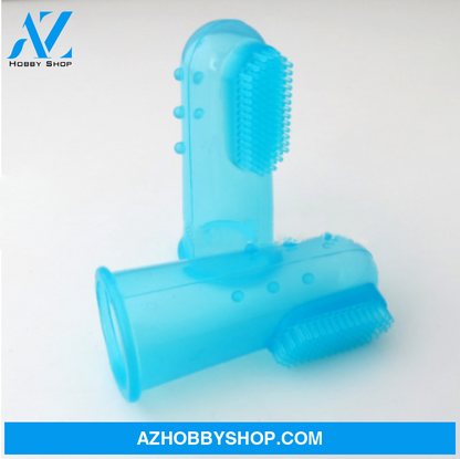 Super Soft Pet Finger Toothbrush Clearblue