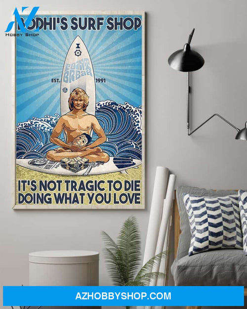 Surfing Doing What You Love Vertical Canvas Decor, Wall Decor Visual Art