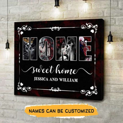 Sweet Home Canvas Gallery Wraps For Couple 18X12 Inches Canvass