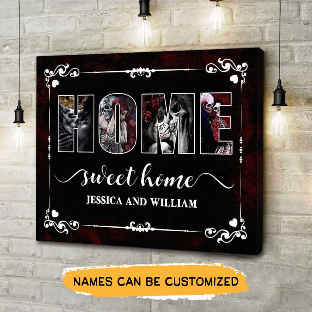 Sweet Home Canvas Gallery Wraps For Couple
