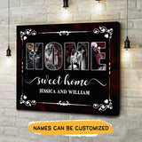 Sweet Home Canvas Gallery Wraps For Couple