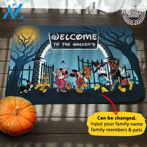 Sweetest Halloween Personalized Doormat