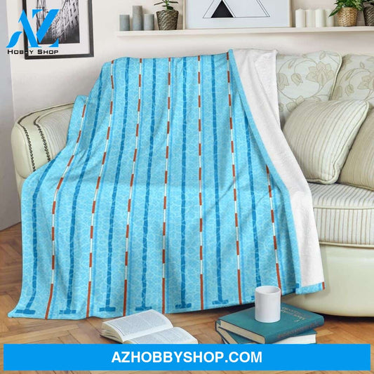 Swimming Pool Flecee Blanket Best Friend Gifts