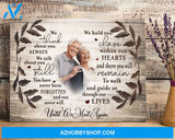 Sympathy Gift Loss Of Father, Custom Canvas Wall Art, Personalized Memorial Gifts, Condolence Gift, Custom Photo Gift