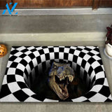 T-rex Dinosaur Rawr Doormat | Welcome Mat | House Warming Gift