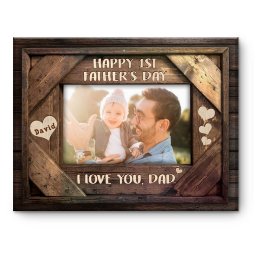 First Time Dad Gift, Father’s Day Present For New Dad, Personalized I Love You Dad Gift