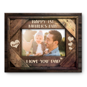 First Time Dad Gift, Father’s Day Present For New Dad, Personalized I Love You Dad Gift
