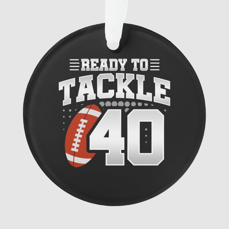 Tackle 40Th Birthday 40 Years Couples Anniversary Ornament