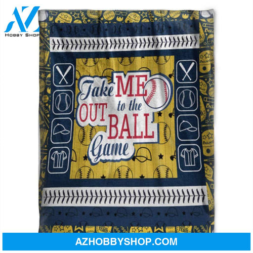 Take Me Out To The Ball Game, Soft Blankets, Fleece Blankets.Gift 