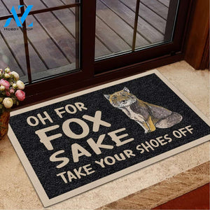 Take Your Shoes Off Fox Doormat | WELCOME MAT | HOUSE WARMING GIFT