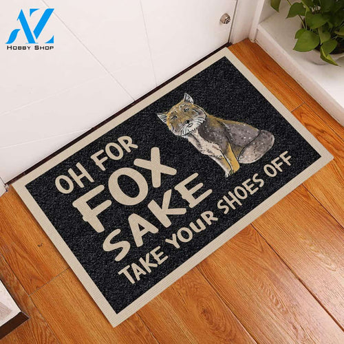 Take Your Shoes Off Fox Doormat | Welcome Mat | House Warming Gift