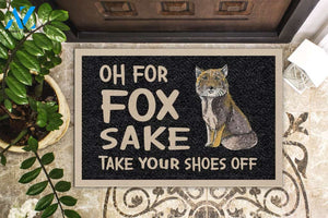 Take Your Shoes Off Fox Doormat | Welcome Mat | House Warming Gift