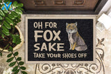 Take Your Shoes Off Fox Doormat | Welcome Mat | House Warming Gift