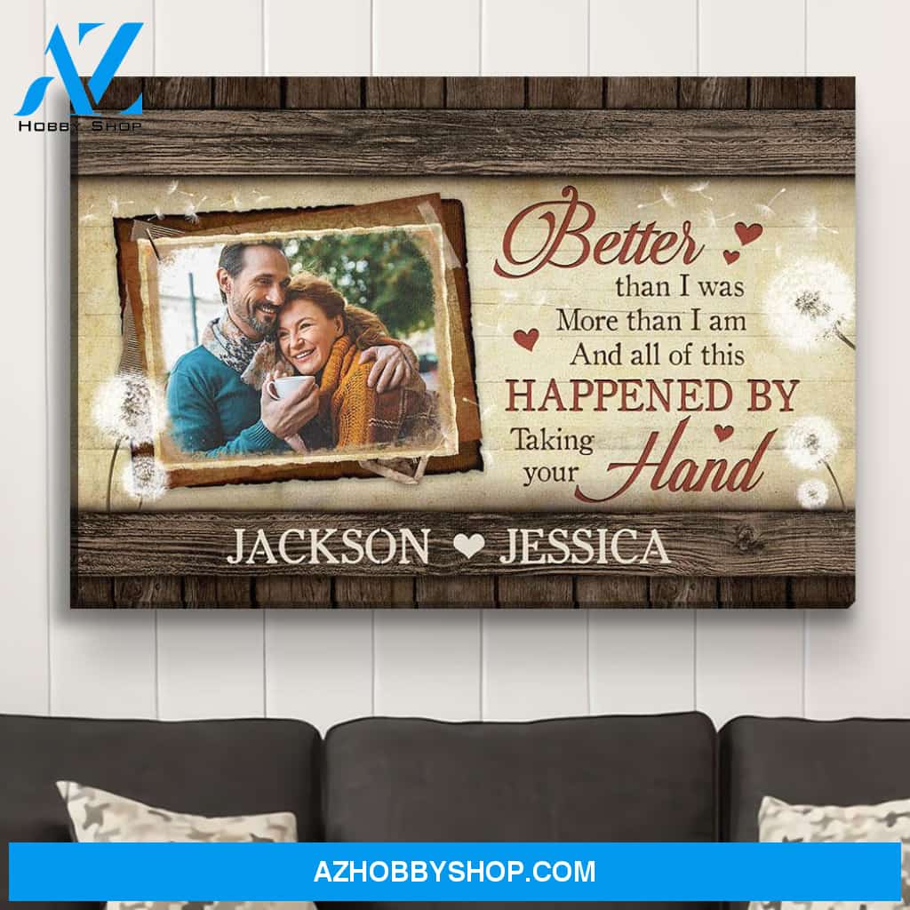 Taking Your Hand 2 - Personalized Custom Photo Canvas