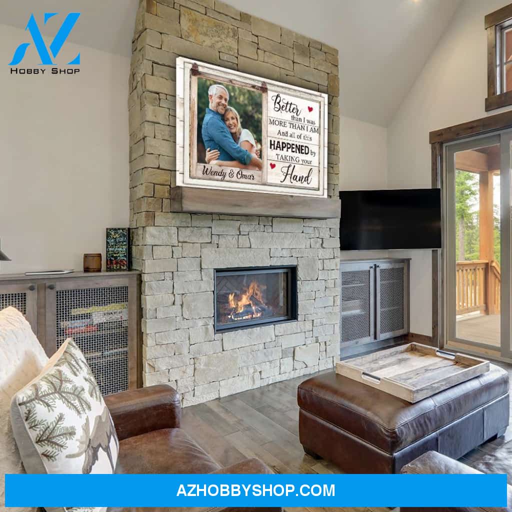 Taking Your Hand - Personalized Custom Photo Canvas