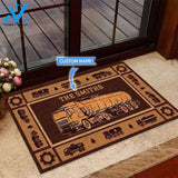 Tank truck Basic Brown Custom Doormat | Welcome Mat | House Warming Gift