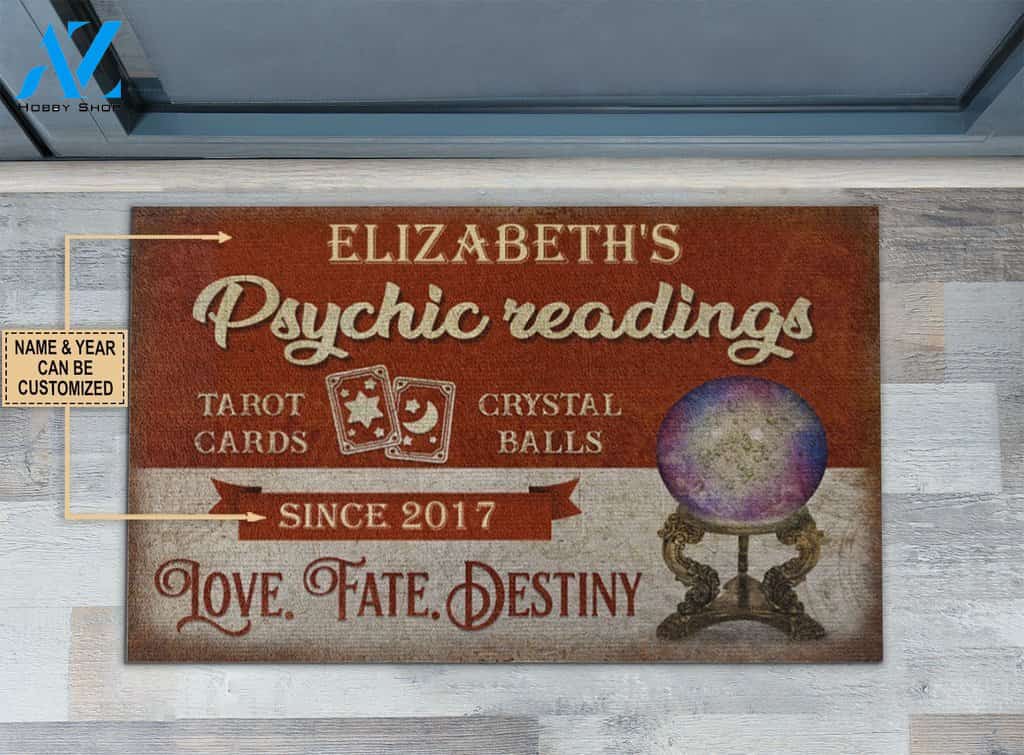 Tarot Psychic Reading Love Fate Destiny Custom Doormat | Welcome Mat | House Warming Gift