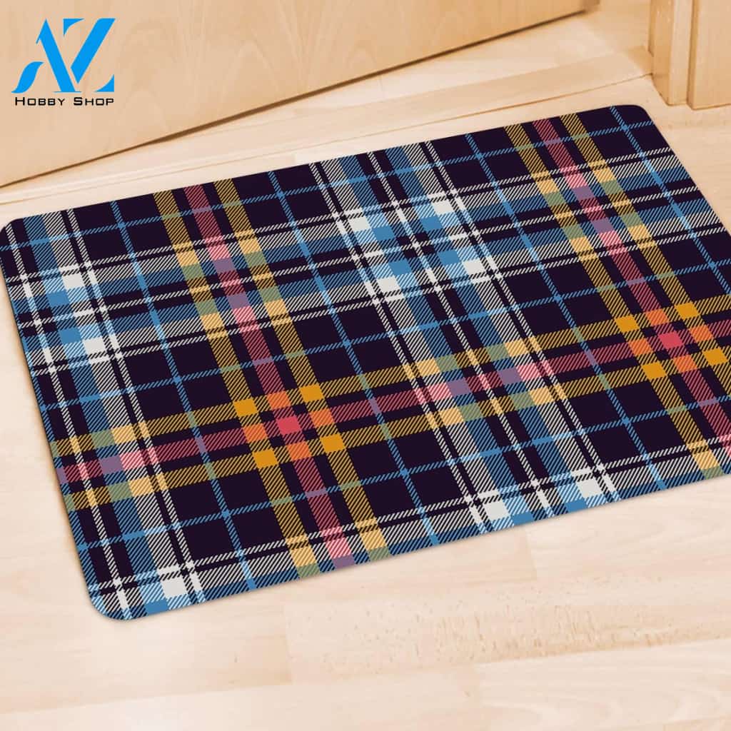 Tartan Plaid Door Mat