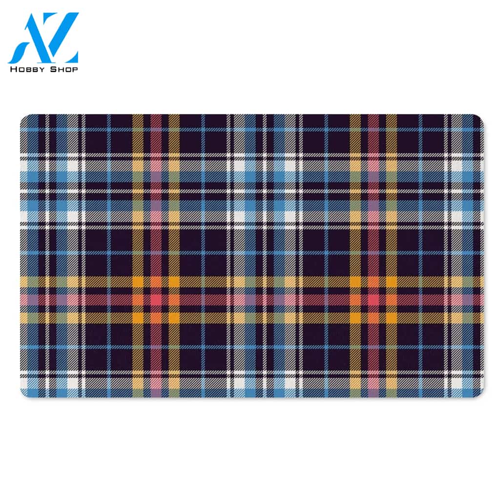 Tartan Plaid Door Mat