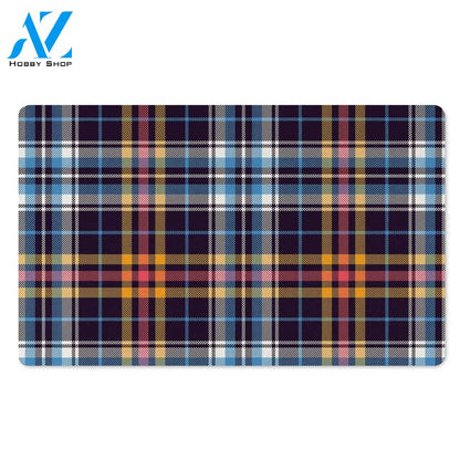 Tartan Plaid Door Mat