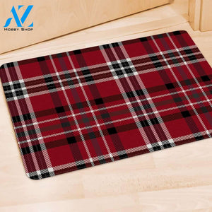 Tartan Plaid Print Door Mat