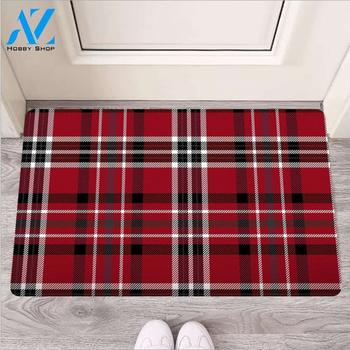 Tartan Plaid Print Door Mat