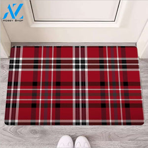 Tartan Plaid Print Door Mat