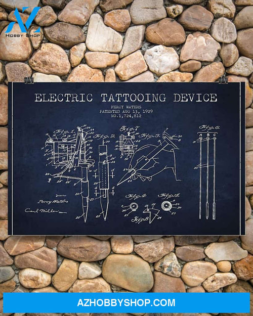 Tattoo Electric Tattooing Device Canvas Decor, Wall Decor Visual Art