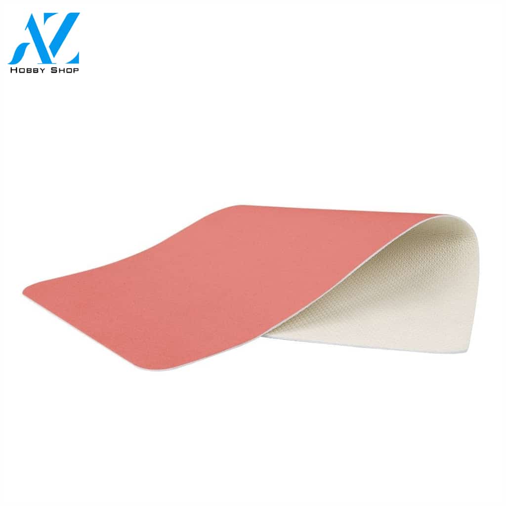 Tea Rose Red Rectangular Doormat