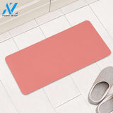 Tea Rose Red Rectangular Doormat
