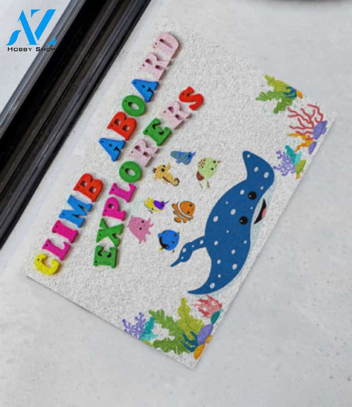 Teacher Climb Aboard Explorers Doormat