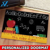 Teacher Rules Personalized Doormat 23.6" x 15.7" | Welcome Mat | House Warming Gift