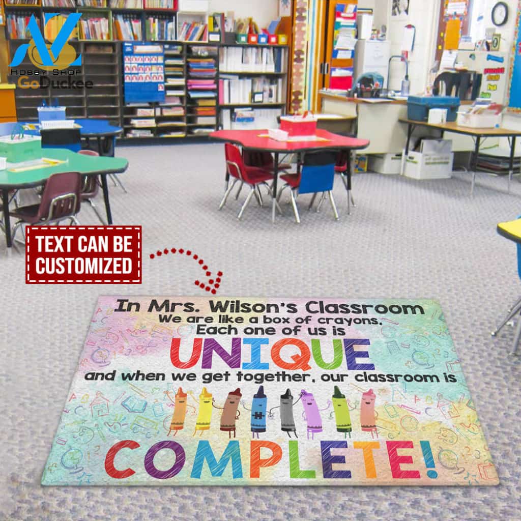 Teacher We are like a box Personalized Doormat