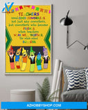 Teacher Classroom Canvas Teachers Need Good Coworkers, Student Wall Art Back to School Gift for Teacher