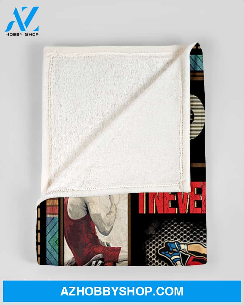 Team Wrestling Lifetime Member Fleece Blanket Home Decor Bedding Couch Sofa Soft And Comfy Cozy Wrestling Lovers Gift, Gift For Friend Family