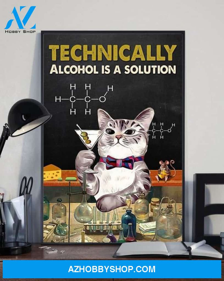 TECHNICALLY ALCOHOL IS A SOLUTION TEACHER CANVAS