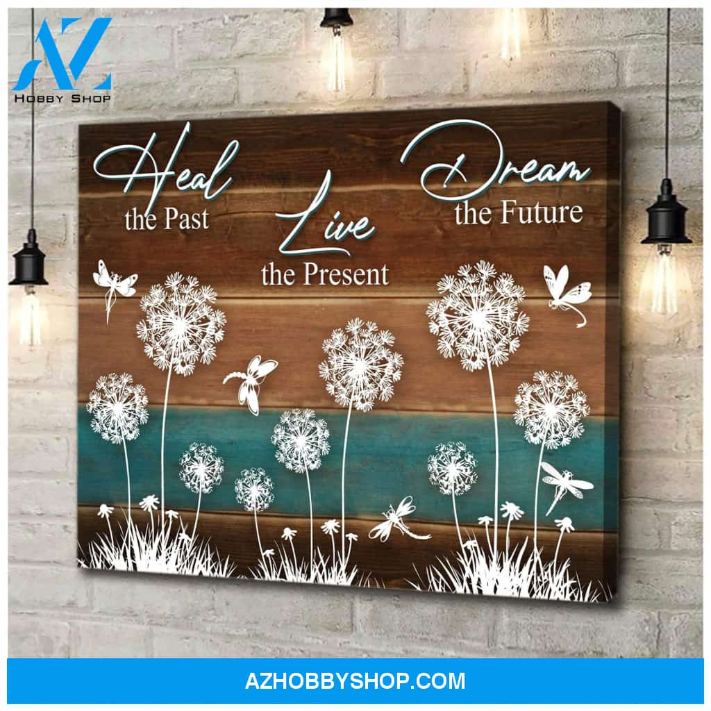 Teemodel Dream The Future Dragonfly Wall Art Canvas