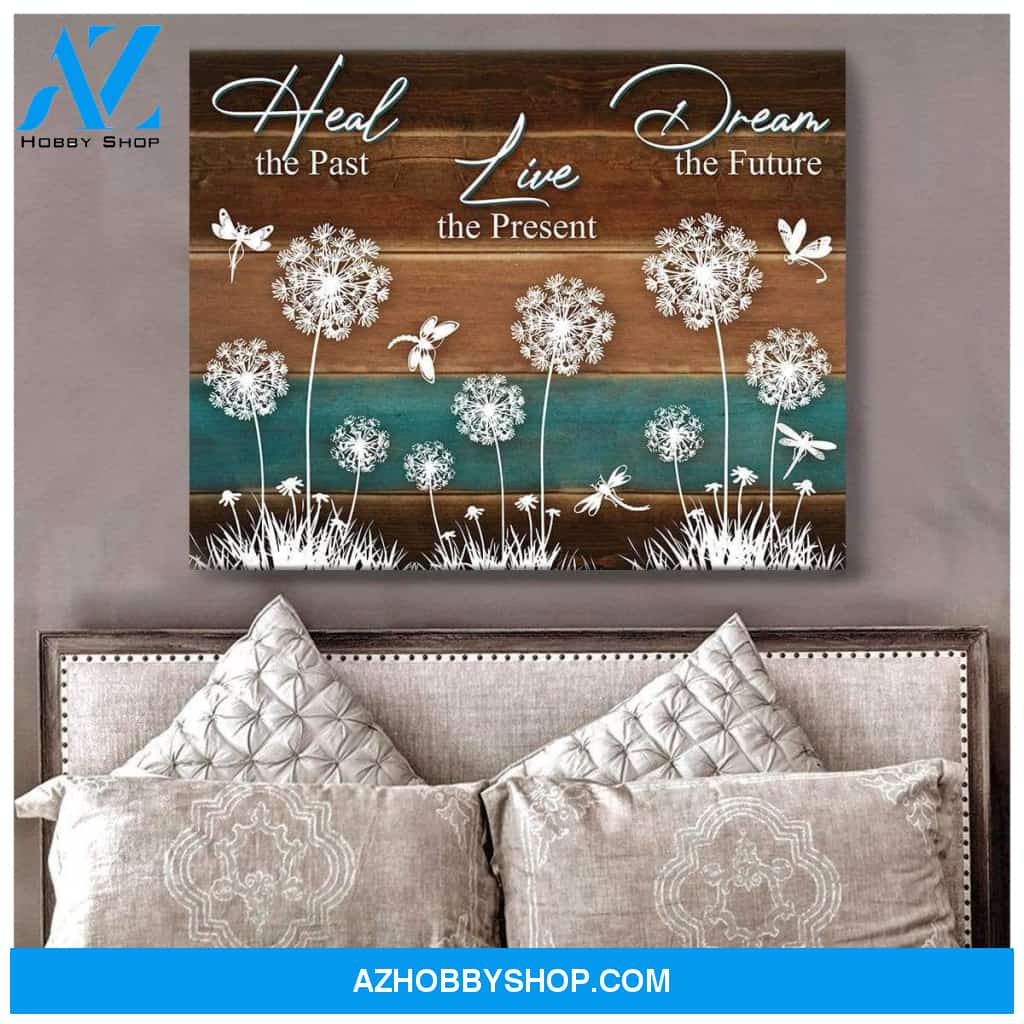 Teemodel Dream The Future Dragonfly Wall Art Canvas